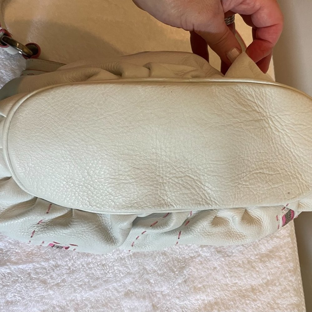 Moschino white leather handbag - Picture 3 of 11